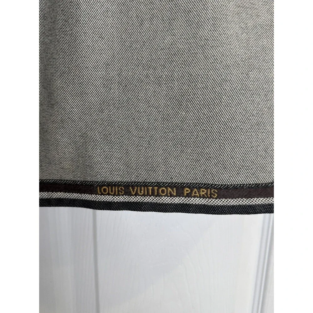 Louis Vuitton Skirt Womens 38 Black Wool Cotton Studded Mini Zip Pockets France
